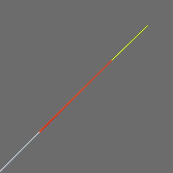 DIMENSION海上釣堀両軸トリガーSP専用カスタム穂先(パイプ付き)